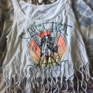 Pacsun shredded tank top
